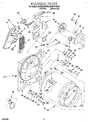 SECTION Diagram and Parts List for KEYE770BWH0  KitchenAid Dryer