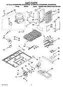 UNIT PARTS Diagram and Parts List for KSCS25FSWH02  KitchenAid Refrigerator