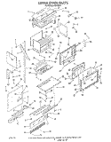 Part Location Diagram of 4342684 Whirlpool Glass, Outer