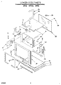 LOWER OVEN Diagram and Parts List for KEBS278BBL2  KitchenAid Wall Oven