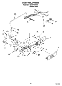 CONTROL PARTS Diagram and Parts List for 7GS6SHEXMS01  Whirlpool Refrigerator