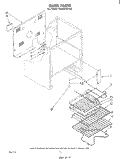 OVEN (CONTINUED) , LITERATURE AND OPTIONAL Diagram and Parts List for RE960PXPW0  Whirlpool Range