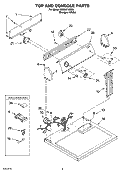Part Location Diagram of WP8299779 Whirlpool Dryer Timer - 60  Hz.