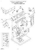 Part Location Diagram of 3976764 Whirlpool PANEL-CNTL
