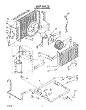 UNIT , LITERATURE Diagram and Parts List for BHAC0830XS0  Whirlpool Air Conditioner
