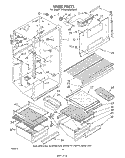 LINER Diagram and Parts List for ET20HKXMWR2  Whirlpool Refrigerator