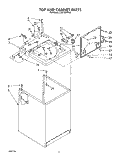 TOP AND CABINET, LIT/OPTIONAL Diagram and Parts List for LA9100XTG0  Whirlpool Washer