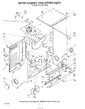 Part Location Diagram of 697410 Whirlpool Base, Dryer
