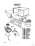 Part Location Diagram of 4158626 Whirlpool Turntable Shaft