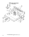 DOOR AND LATCH Diagram and Parts List for 4KUDA220T1  KitchenAid Dishwasher