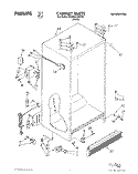 CABINET Diagram and Parts List for 3XARG479WP00  Whirlpool Refrigerator