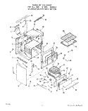 GRIDDLE Diagram and Parts List for 1435W0A  Roper Range