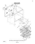 SECTION Diagram and Parts List for RM973PXLT1  Whirlpool Microwave Oven Combo
