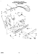 CONTROL, LIT/OPTIONAL Diagram and Parts List for 8ED22DQXDW00  Whirlpool Refrigerator