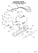 CONTROL Diagram and Parts List for 3XED0FHQKQ00  Whirlpool Refrigerator