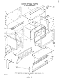 UPPER OVEN Diagram and Parts List for RE953PXPT0  Whirlpool Range
