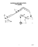 MANIFOLD AND TUBING Diagram and Parts List for SC8900EXQ0  Whirlpool Cooktop