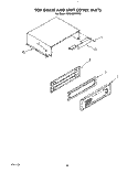 TOP GRILLE AND UNIT COVER Diagram and Parts List for KSSS42DWW02  KitchenAid Refrigerator