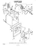 SECTION Diagram and Parts List for LE5780XMW0  Whirlpool Dryer