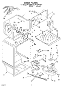 LINER Diagram and Parts List for TT18HPXLT01  Estate Refrigerator
