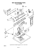 SECTION Diagram and Parts List for LE6098XSW0  Whirlpool Dryer