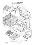 Part Location Diagram of 4315110 Whirlpool Oven 30`` Self-Clean