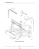 FRAME AND MISCELLANEOUS Diagram and Parts List for KDSS21  KitchenAid Dishwasher