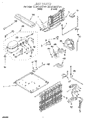 UNIT Diagram and Parts List for ET20GMXFW01  Whirlpool Refrigerator