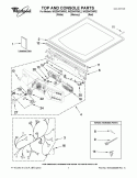 Part Location Diagram of W10244607 Whirlpool USE & CARE GUIDE
