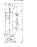 GEARCASE Diagram and Parts List for LA5668XTW0  Whirlpool Washer