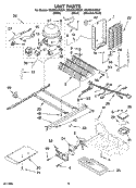 UNIT PARTS Diagram and Parts List for GS2SHAXSQ01  Whirlpool Refrigerator