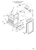 CONTAINER Diagram and Parts List for TC800SPHB0  Whirlpool Trash Compactor
