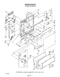 DOOR Diagram and Parts List for GDP8700XTN3  Whirlpool Dishwasher