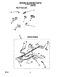 WIRING HARNESS Diagram and Parts List for LLV6144BN0  Whirlpool Washer