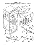 LINER, LIT\OPTIONAL Diagram and Parts List for ET14UKXAN00  Whirlpool Refrigerator
