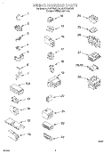 WIRING HARNESS Diagram and Parts List for 4LSC9255DQ0  Whirlpool Washer