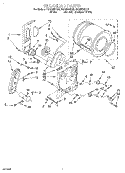 BULKHEAD Diagram and Parts List for RGX5635EW3  Roper Dryer