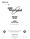 SECTION Diagram and Parts List for GLE5700XSW0  Whirlpool Dryer