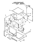 UPPER OVEN Diagram and Parts List for RB170PXYQ5  Whirlpool Wall Oven