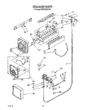 ICEMAKER Diagram and Parts List for KSRS25QXAL00  KitchenAid Refrigerator