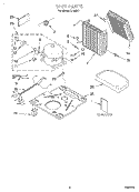UNIT, LITERATURE Diagram and Parts List for DH40H0  Whirlpool Dehumidifier