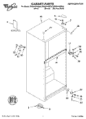 Part Location Diagram of LIT2217549 Whirlpool LITERATURE PARTS (Service & Wiring Sheet)
