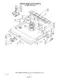 DOOR AND LATCH Diagram and Parts List for 4KUDP220T2  KitchenAid Dishwasher