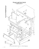 FRAME AND TANK Diagram and Parts List for 4KUDA220T2  KitchenAid Dishwasher