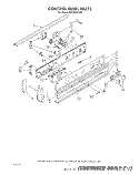 CONTROL PANEL Diagram and Parts List for RS6700XVN0  Whirlpool Range