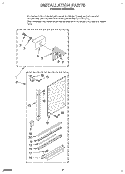 INSTALLATION Diagram and Parts List for ACQ102XD0  Whirlpool Air Conditioner