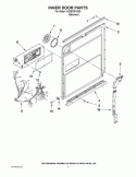 Part Location Diagram of WPW10195028 Whirlpool Vent