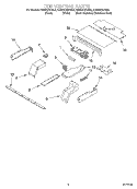 TOP VENTING, OPTIONAL Diagram and Parts List for KEBS278DBS8  KitchenAid Wall Oven