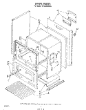 OVEN , LITERATURE Diagram and Parts List for SF3000SKW0  Whirlpool Range