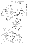 MACHINE BASE Diagram and Parts List for RAS1121EW0  Roper Washer
